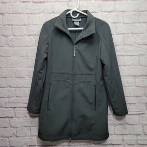 Free Country Chico Softshell Long Jacket Womens S Cozy Sportwear Outdoor Active